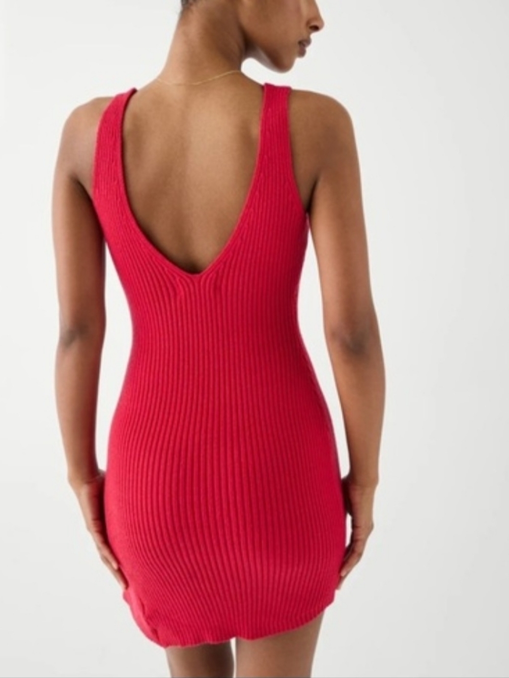 Frankies Bikinis Cloud Knit Mini Dress Size Small - Picture 4 of 12